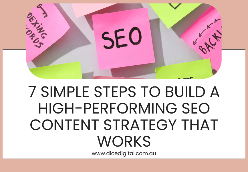 7 Simple Steps to Build a High-Performing SEO Content Strategy That Works